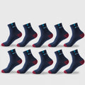 Cotton Sock For Men Sport Breathable Soft Letter Tennis Fashion High Elastic Middle Tube Sock Towel Sox Summer Running