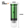 Portable Cordless Electric Espresso Coffee Maker for Car Home Camping Travel 3 in 1 Capsule Coffee Machine Powder