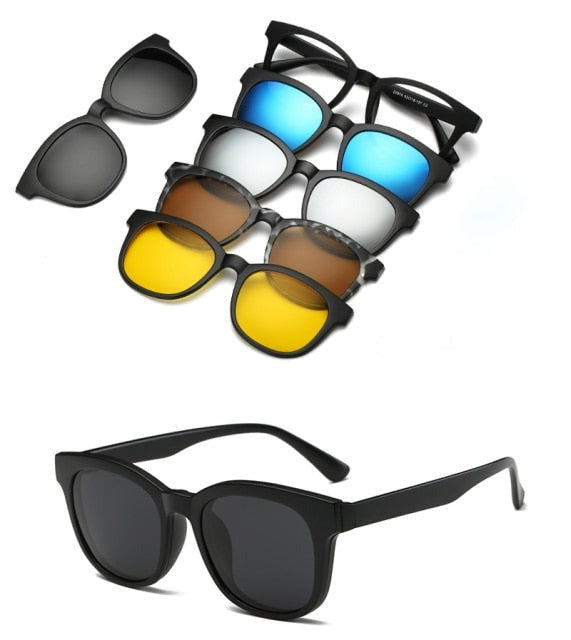 5 in 1 Magnetbrille